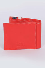 Men's shiny red 24H Le Mans Bignan leather wallet