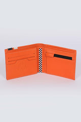Leather wallet 24H Le Mans Bignan orange Man