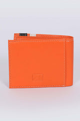 Leather wallet 24H Le Mans Bignan orange Man