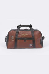 Royal Air Force Bristol 48h Tortoise Brown Leather Travel Bag