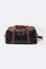 Sac de voyage en cuir Royal Air Force Bristol 48h bleu marine Homme