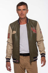 Steve McQueen Cooler King leather jacket light khaki Men