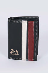 Leather wallet 24h Le Mans Chenard black Man