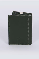 Leather wallet 24h Le Mans Chenard green Men