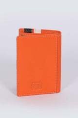 Leather wallet 24h Le Mans Chenard orange Man
