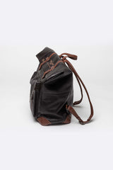 Sac à dos en cuir Royal Air Force Cheshire marron foncé Homme