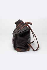 Men's Dark Brown Royal Air Force Cheshire Leather Backpack