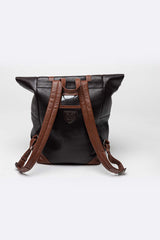 Sac à dos en cuir Royal Air Force Cheshire marron foncé Homme