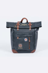 Sac à dos en cuir Royal Air Force Cheshire bleu marine Homme