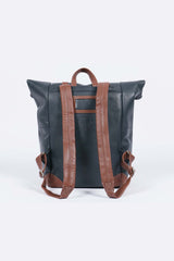 Navy Blue Royal Air Force Cheshire Leather Backpack for Men