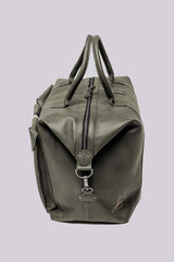 Steve McQueen Nolan Week 48h leather travel bag dark khaki Men