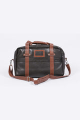 Royal Air Force Dahl Leather Travel Bag Dark Brown