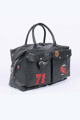 Steve McQueen Delaney 72h leather travel bag black Men