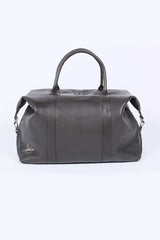 Steve McQueen Delaney 72h leather travel bag dark brown Men