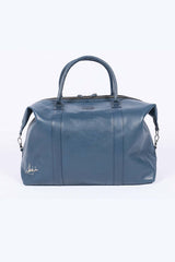 Steve McQueen Stahler 48h leather travel bag royal blue Men