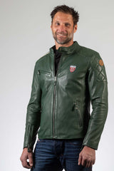 Leather jacket 24H Le Mans 1923 Duff green Man