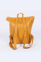 Leather backpack 24H Le Mans 1923 Fernand yellow Men