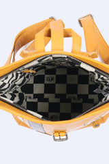 Leather backpack 24H Le Mans 1923 Fernand yellow Men
