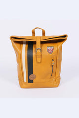 Leather backpack 24H Le Mans 1923 Fernand yellow Men
