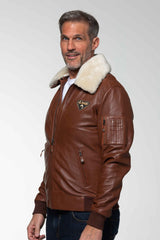Leather jacket Steve McQueen John tortoise Man