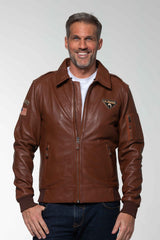 Leather jacket Steve McQueen John tortoise Man