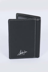 Steve McQueen Kyle black leather wallet for men