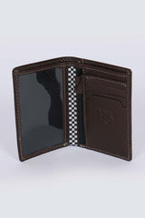 Steve McQueen Kyle dark brown leather wallet for men
