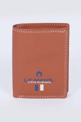 Leather wallet Steve McQueen Kyle tan Men