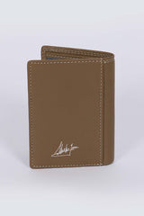 Steve McQueen Kyle leather wallet light khaki Men