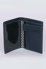 Steve McQueen Kyle royal blue leather wallet for men