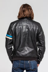 Leather jacket 24H Le Mans Miles black Man