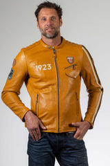 Leather jacket 24H Le Mans 1923 Marne yellow Man