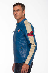 Leather jacket Michel Vaillant Michel vaillant blue Man