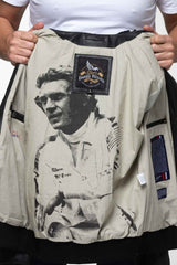 Leather jacket Steve McQueen Peter black Man
