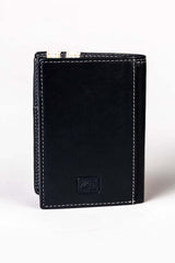 Navy blue Jacky Ickx Rainmaster leather wallet