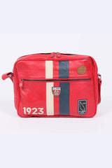Sacoche en cuir 24H Le Mans 1923 Raoul rouge racing Homme