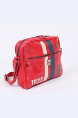 Leather bag 24H Le Mans 1923 Raoul red racing Man