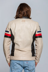 Leather jacket 24H Le Mans Shelby new ecru Men