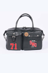 Steve McQueen Stahler 48h leather travel bag black Men