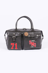 Steve McQueen Stahler 48h leather travel bag dark brown Men