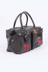 Steve McQueen Stahler 48h leather travel bag dark brown Men