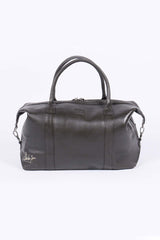 Sac de voyage en cuir Steve McQueen Stahler 48h marron foncé