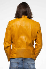 Men's 24H Le Mans Trophy yellow leather jacket