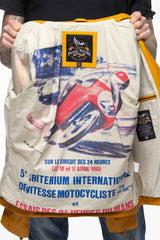 Men's 24H Le Mans Trophy yellow leather jacket
