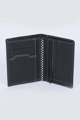Portefeuille en cuir Steve McQueen Tyler noir Homme
