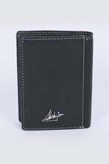 Portefeuille en cuir Steve McQueen Tyler noir Homme
