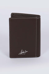Steve McQueen Tyler dark brown leather wallet for men