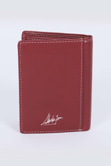 Steve McQueen Tyler dark red leather wallet for men
