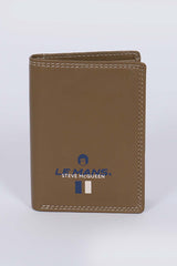 Steve McQueen Tyler leather wallet light khaki Men