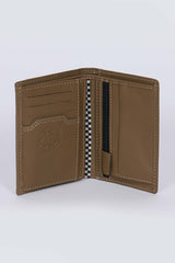 Steve McQueen Tyler leather wallet light khaki Men